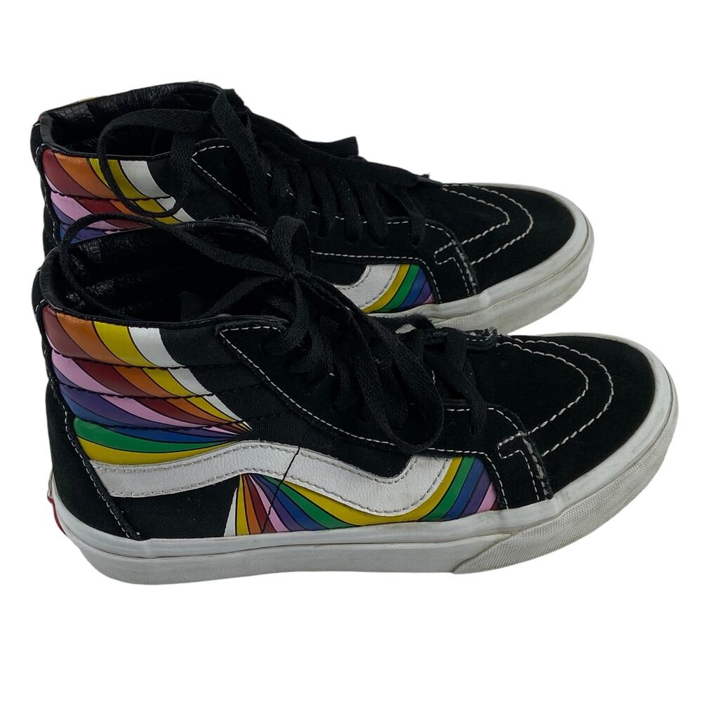 Vans SK8 Hi Refract Multicolor Skateboard Shoes Size Unisex Mens 4 Womens 5.5